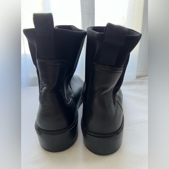 New Greats Women's Waverly Neoprene Chelsea Boots Nero Size 9.5 - Picture 3 of 9